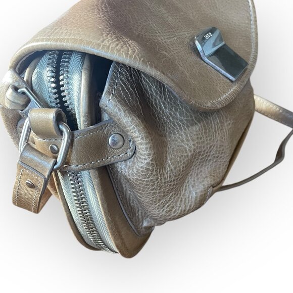 Joy Gryson Juliana Tan Leather Crossbody Bag - Picture 9 of 13